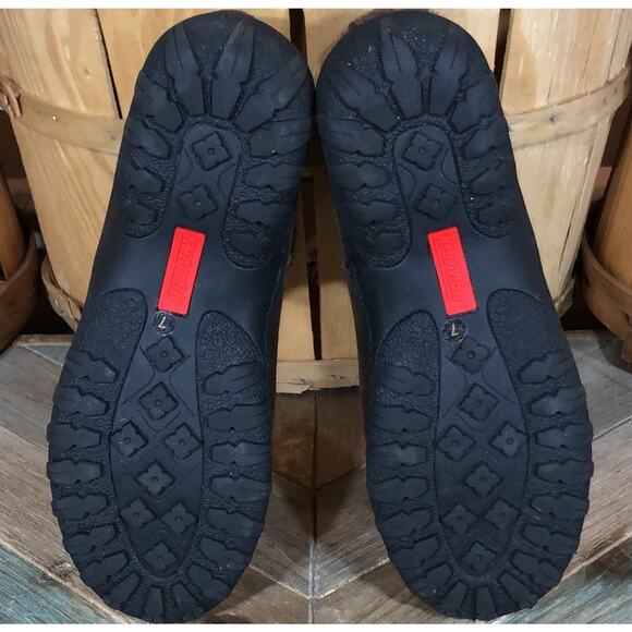 Khombu Lisa Brown Suede Faux Fur Insulated Zip-Up Ankle Booties Womens Size 7 - Picture 11 of 12